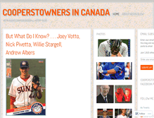 Tablet Screenshot of cooperstownersincanada.com